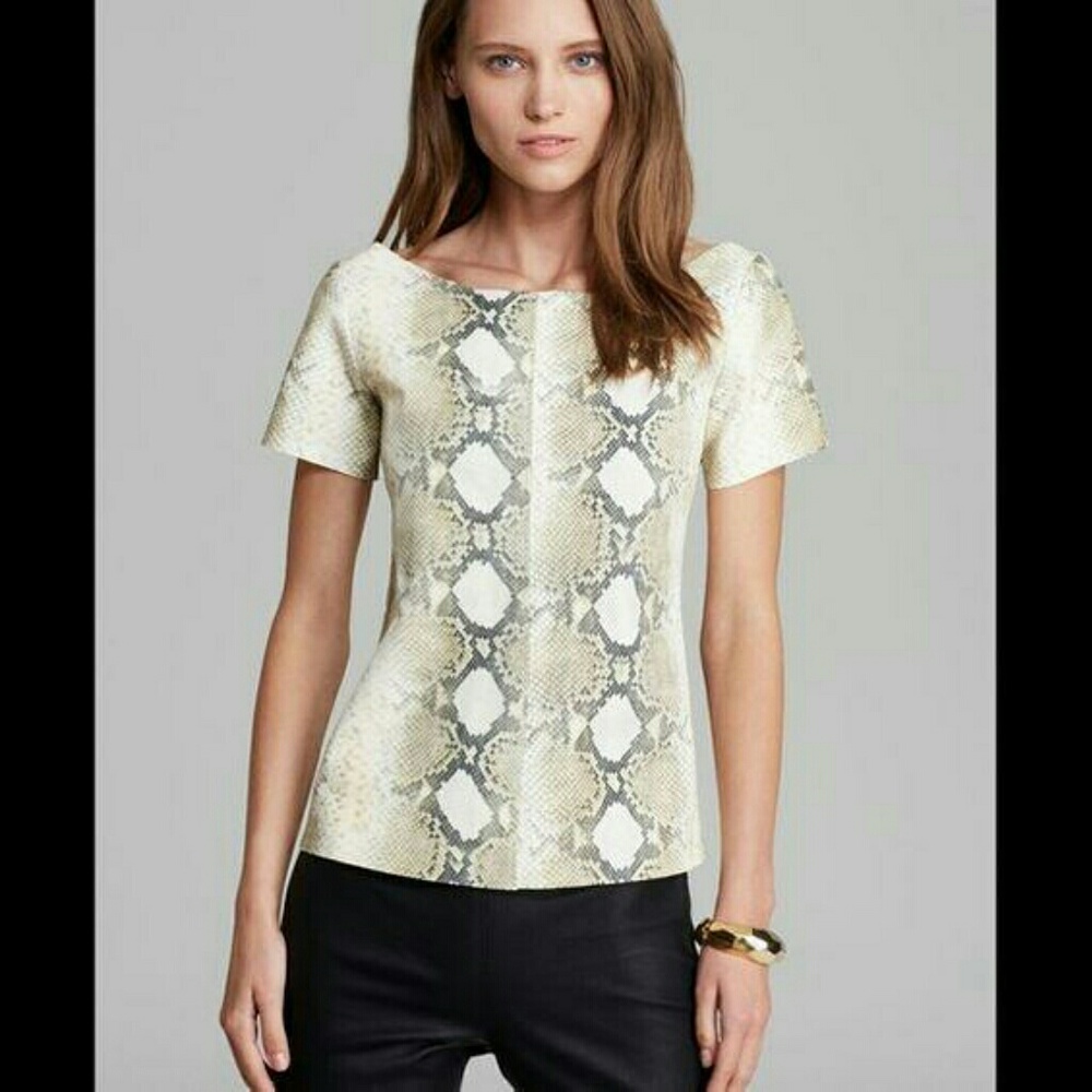 Patterson Kincaid leather top